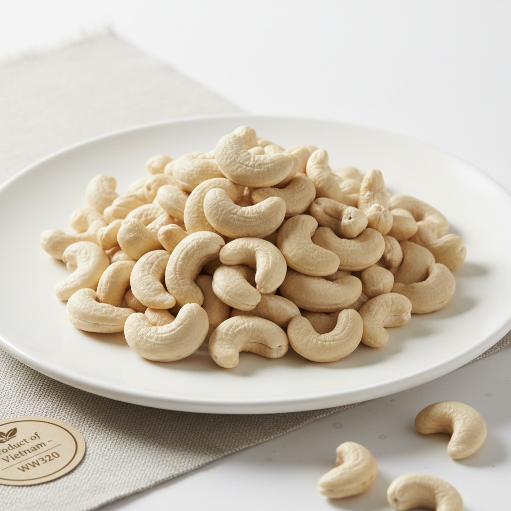Freshly Imported Raw Cashews from Vietnam WW320